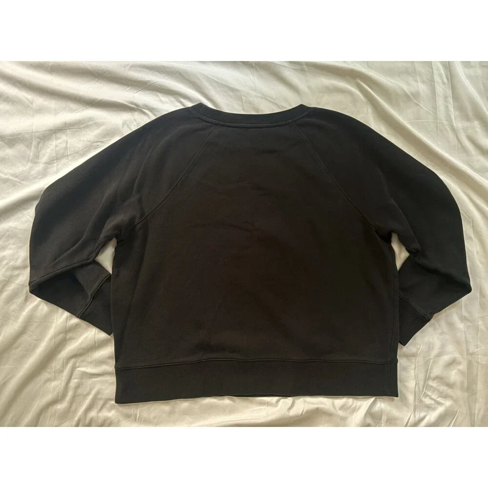 Banana Republic Crewneck Sweatshirt Unisex XL Black Autumn Winter Pullover